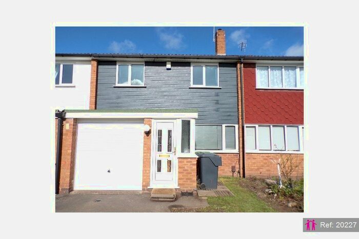 3 Bedroom Terraced House To Rent In Long Compton Drive, Hagley, Stourbridge, DY9
