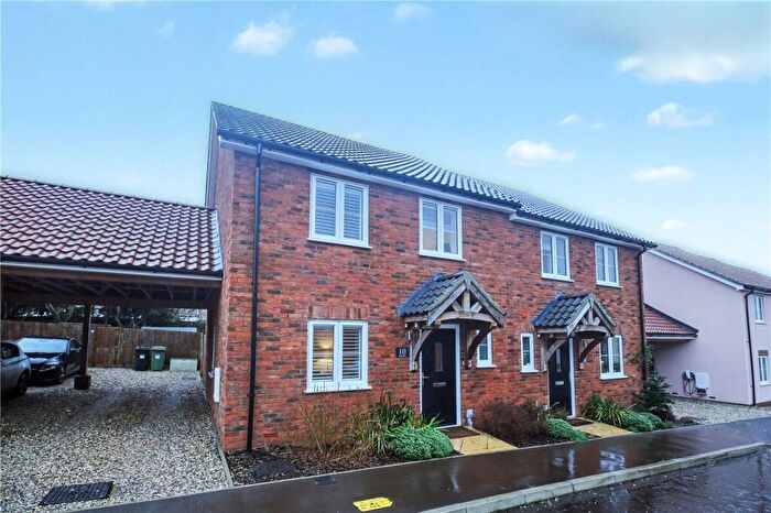 3 Bedroom Semi-Detached House For Sale In Nursery Place, Woodton, Bungay, Norfolk, NR35