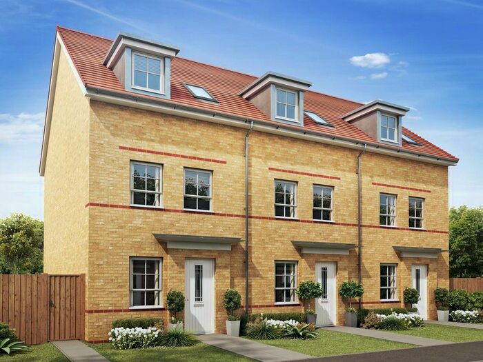 3 Bedroom Terraced House For Sale In "Norbury" At Off Chessington Crescent, Trentham, Stoke-On-Trent, ST4