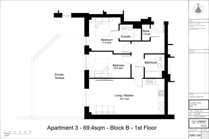 2 Bedroom Apartment For Sale In Haddington Court, William Street, Herne Bay, CT6