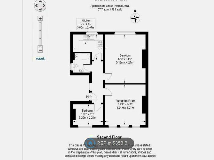 2 Bedroom Flat To Rent In Top Floor, London, SE13