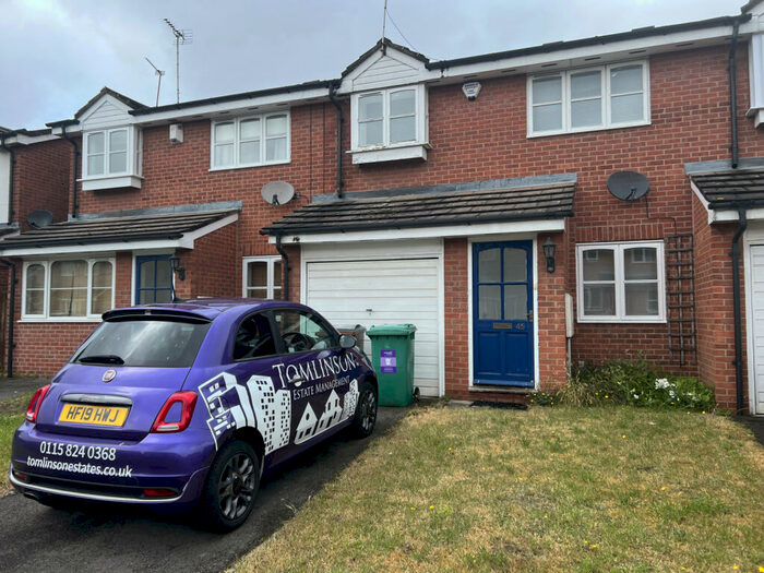 2 Bedroom Terraced House To Rent In Heron Drive, Lenton, Nottingham, NG7