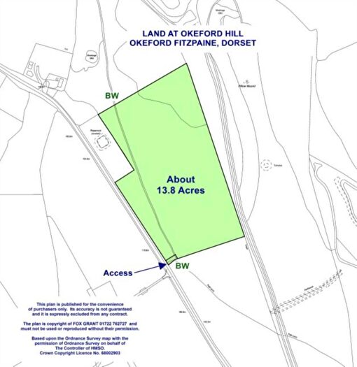 Land For Sale In Land At Okeford Fitzpaine, Dorset, DT11