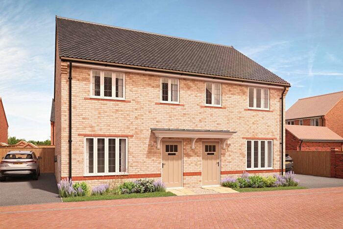 3 Bedroom Semi-Detached House For Sale In "The Beswick" At Bury Road, Stanton, Bury St. Edmunds, IP31