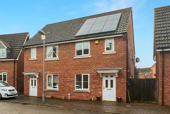 2 Bedroom Semi-Detached House For Sale In Sheepwash Way, Longstanton, Cambridge, CB24