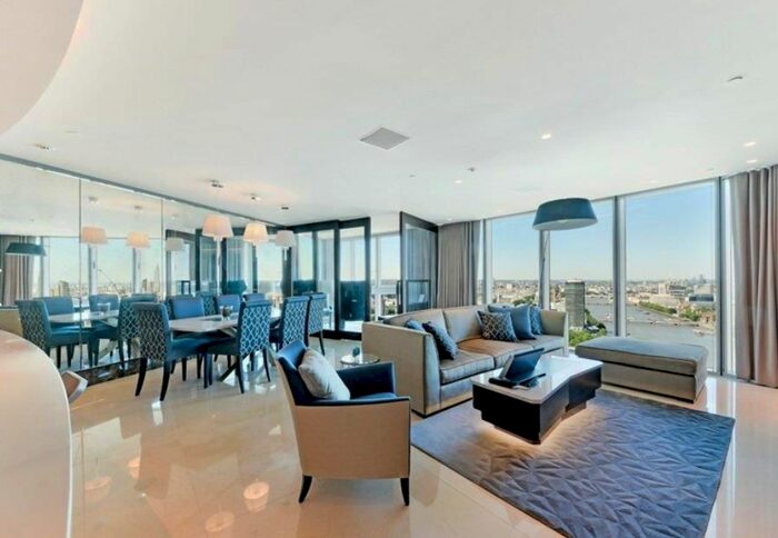 3 Bedroom Flat To Rent In The Tower, St. George Wharf, Vauxhall, SW8