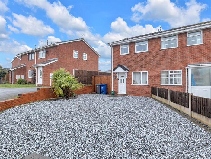 2 Bedroom Semi-Detached House For Sale In Mountbatten Close, Stretton, Burton-On-Trent, DE13