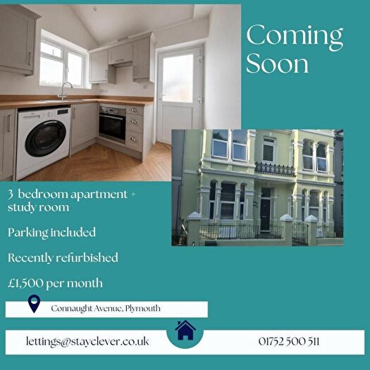 3 Bedroom Apartment To Rent In Connaught Avenue, Plymouth, PL4