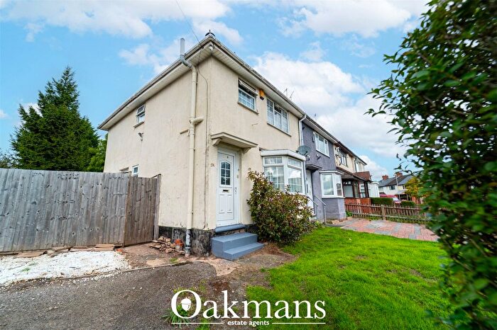 3 Bedroom End Of Terrace House For Sale In Chinn Brook Road, Birmingham, West Midlands, B13