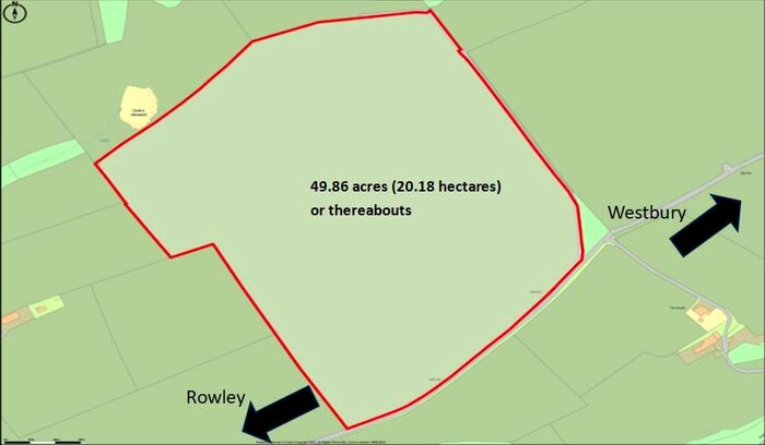 Land For Sale In Westbury, Shrewsbury, Shropshire, SY5