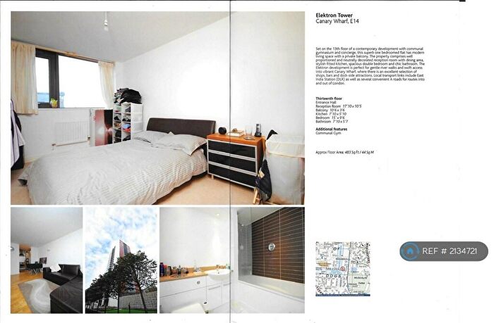 1 Bedroom Flat To Rent In Blackwall Way, Canary Wharf, E14