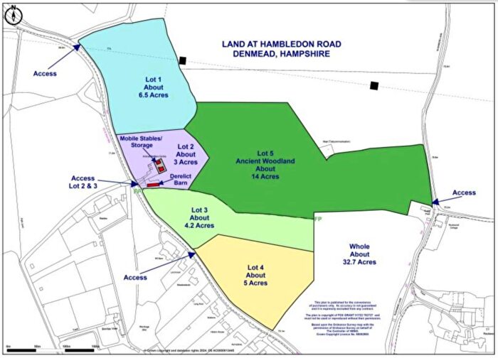 Land For Sale In Nr Denmead, Hampshire, PO7