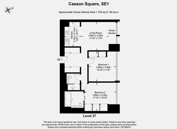 2 Bedroom Flat To Rent In Casson Square, London, SE1