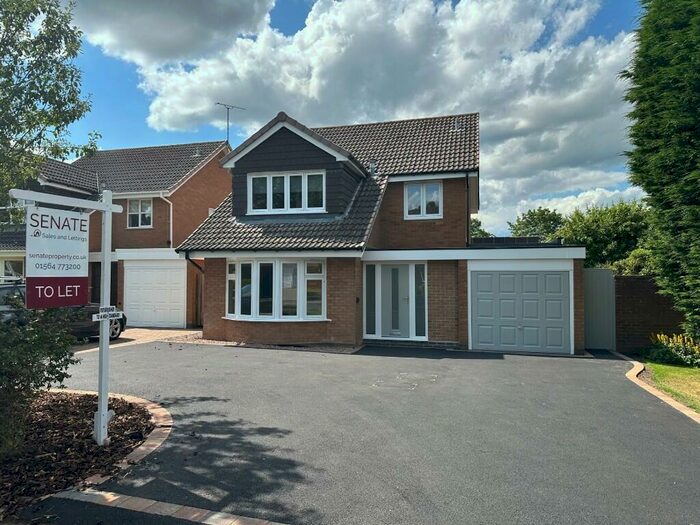 4 Bedroom Detached House To Rent In Purnells Way, Knowle, Solihull, B93