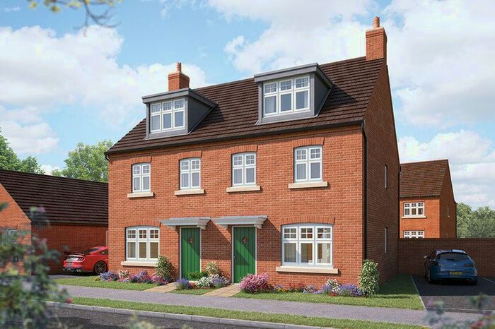 3 Bedroom Town House For Sale In "The Beech" At Sandy Lane, Northampton, NN7