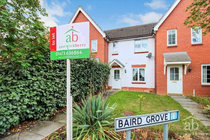 2 Bedroom Terraced House To Rent In Baird Grove, Kesgrave, Ipswich, IP5