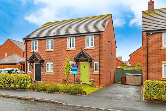 2 Bedroom Semi-Detached House For Sale In Woodlark Way, Streethay, Lichfield, WS13