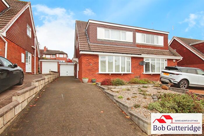 2 Bedroom Semi Detached House For Sale In Pembroke Drive, Newcastle, Staffs, ST5