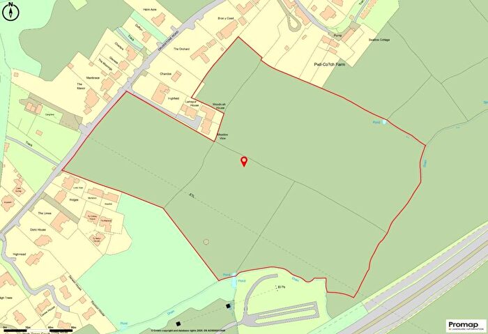 Land For Sale In Approximately . Acres Of Land At Pwll Coch, Old St. Mellons, Cardiff, CF3