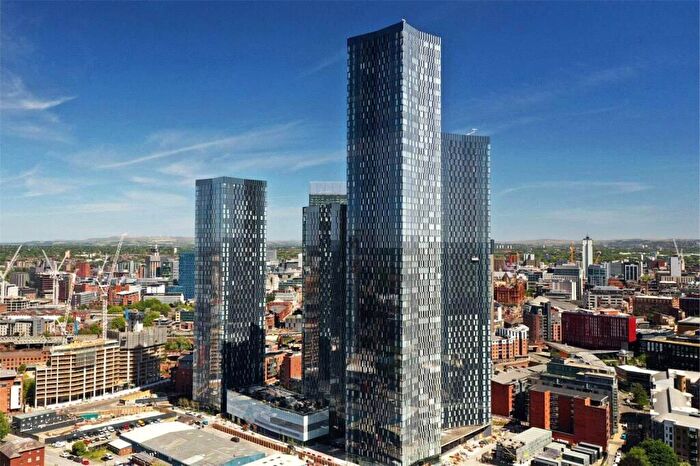 2 Bedroom Apartment To Rent In South Tower, Deansgate Square, Manchester, M15