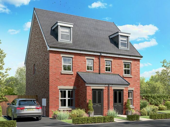 3 Bedroom Semi Detached House For Sale In "The Saunton" At Elm Way, Castleford, WF10