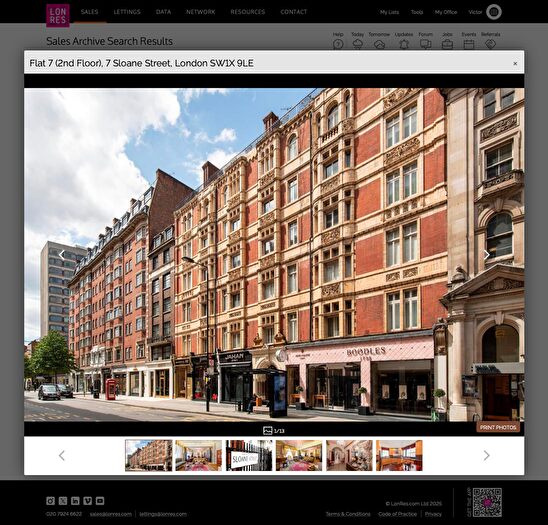 3 Bedroom Flat For Sale In Sloane Street, London, SW1X