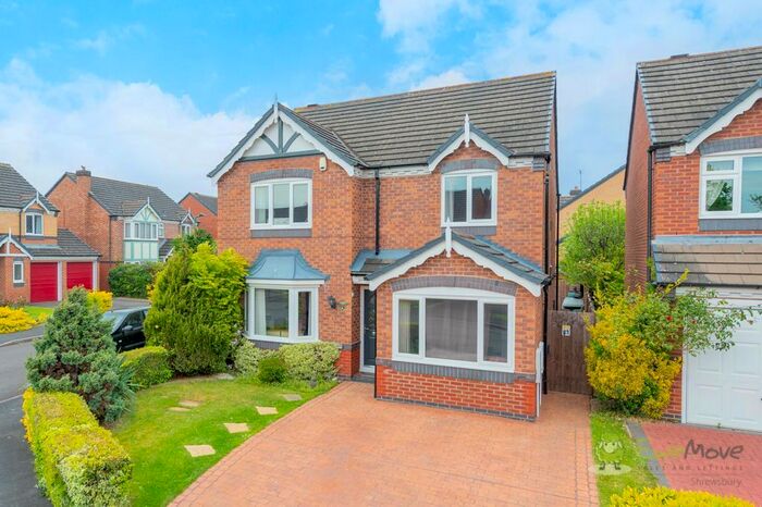 4 Bedroom Detached House For Sale In Butterwick Drive, Shrewsbury, SY1