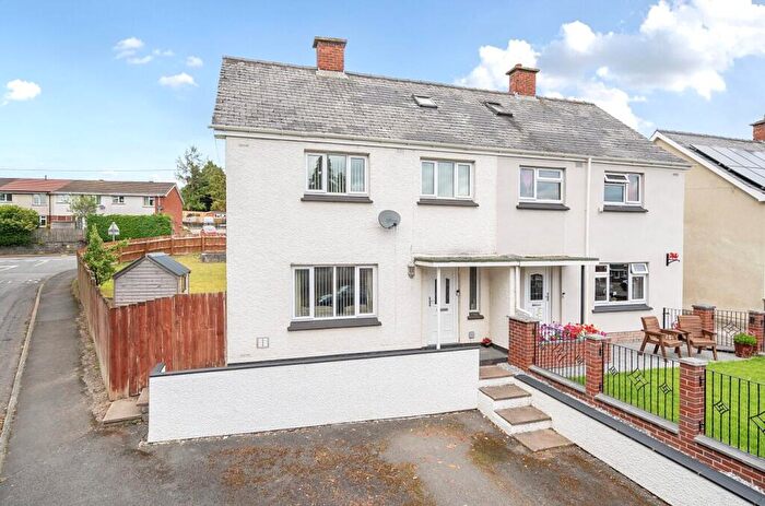 3 Bedroom Semi-Detached House For Sale In Cae Glas, Rhayader, Powys, LD6