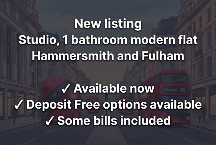 Studio To Rent In Castletown Road, London, W14