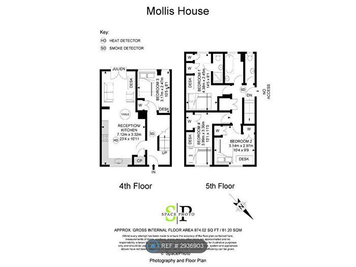 4 Bedroom Flat To Rent In Mollis House, London, E3