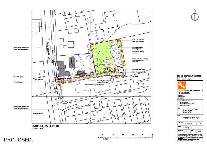 Plot For Sale In Willington Road, Cople, MK44