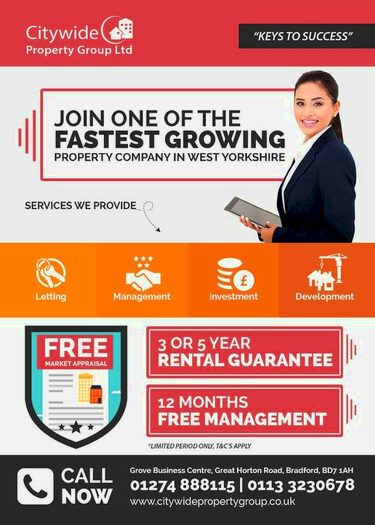 3 Bedroom Terraced House To Rent In Grove Business Centre, Great Horton Road, Bradford BD7