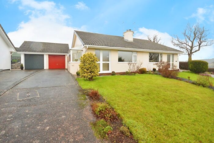 2 Bedroom Semi-Detached Bungalow For Sale In Four Oaks Road, Tedburn St. Mary, Exeter, Devon, EX6