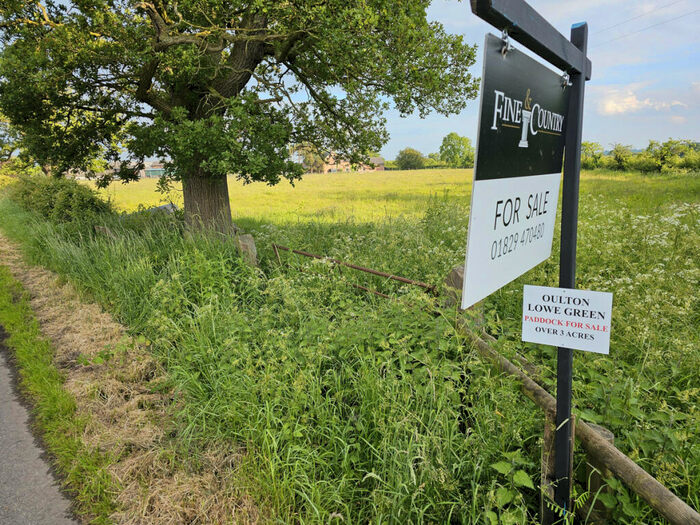 Land For Sale In Hickhurst Lane Rushton, Tarporley, Cheshire, CW6
