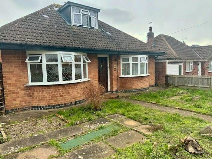 2 Bedroom Bungalow To Rent In Elizabeth Drive, Oadby Leicester, ., LE2