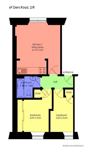 2 Bedroom Flat To Rent In Dens Road, Dundee, DD3