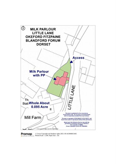 Cottage For Sale In Okeford Fitzpaine. Milk Parlour Development, DT11