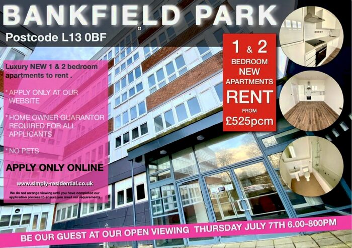 1 Bedroom Flat To Rent In Bankfield Park, West Derby, Liverpool, L13