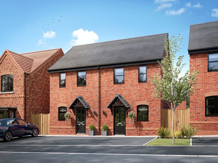 2 Bedroom Semi-detached House For Sale In "The Cromer" At Cricket Lane, Lichfield, WS14