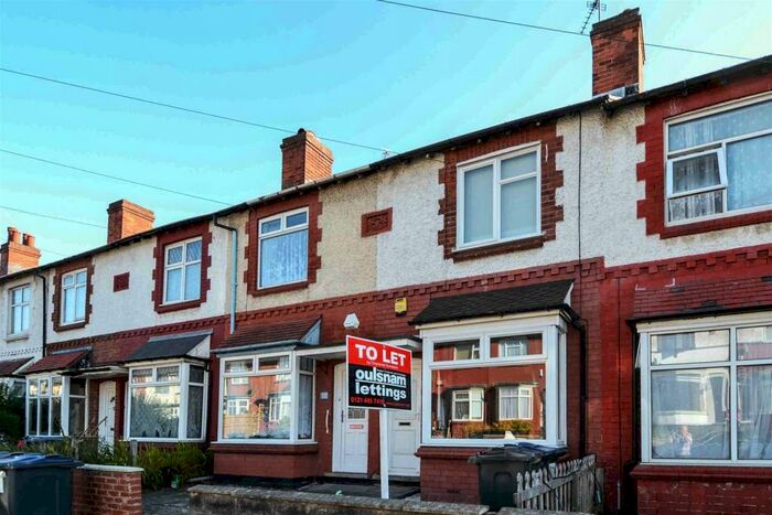 2 Bedroom Terraced House To Rent In Westbury Road, Edgbaston, Birmingham, West Midlands, B17