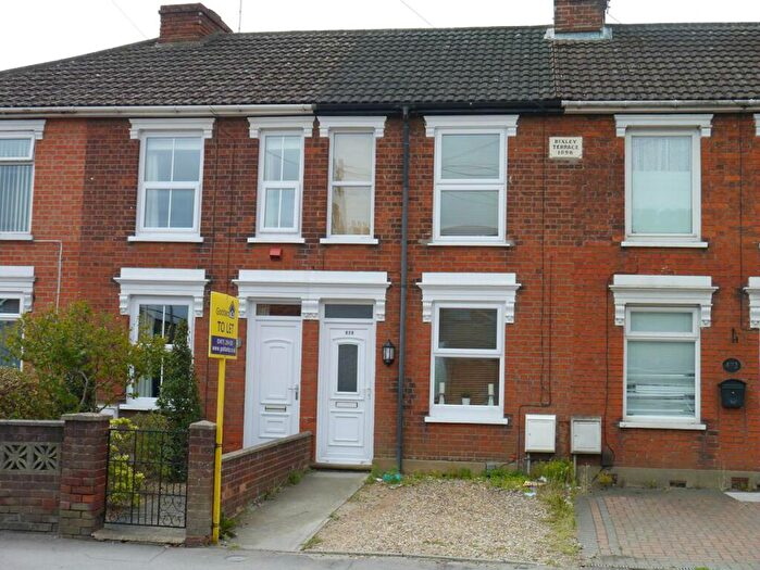 2 Bedroom Terraced House To Rent In Foxhall Road, Ipswich, Suffolk, IP3