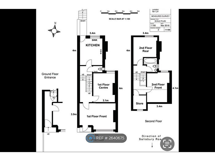 3 Bedroom Flat To Rent In Salisbury Road, London, N4