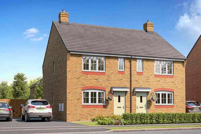 3 Bedroom Semi Detached House For Sale In "The Danbury" At Stump Cross Hill Road, Quarrington, NG34