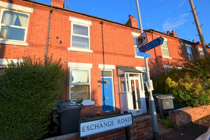 2 Bedroom Terraced House To Rent In Exchange Road, West Bridgford, Nottingham, NG2