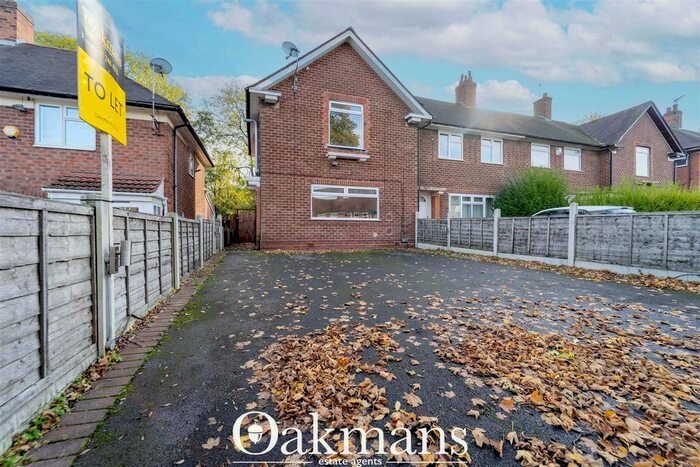 3 Bedroom End Of Terrace House To Rent In Kemberton Road, Birmingham, B29