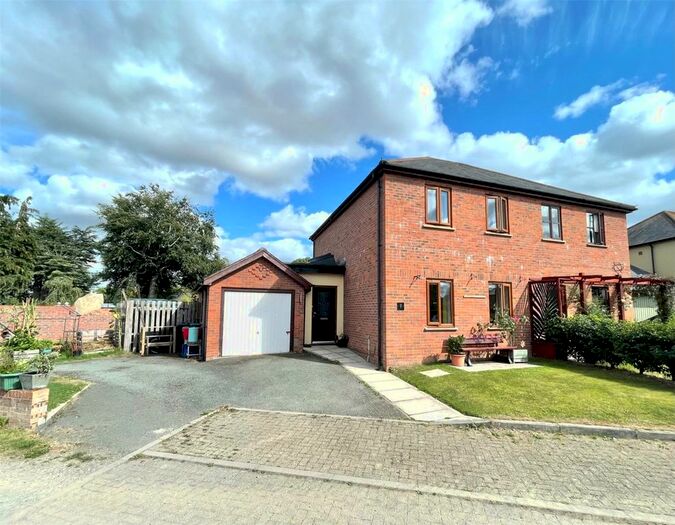 3 Bedroom Semi-Detached House For Sale In Caerhowel Meadows, Caerhowel, Montgomery, Powys, SY15