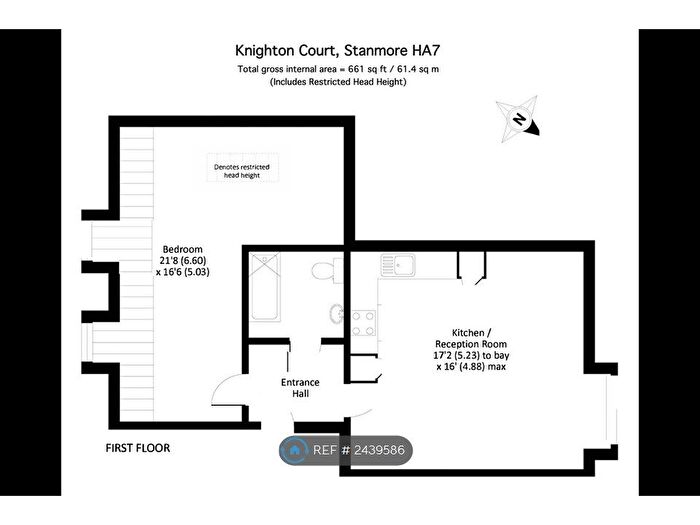 1 Bedroom Flat To Rent In Knighton Court, Stanmore, HA7