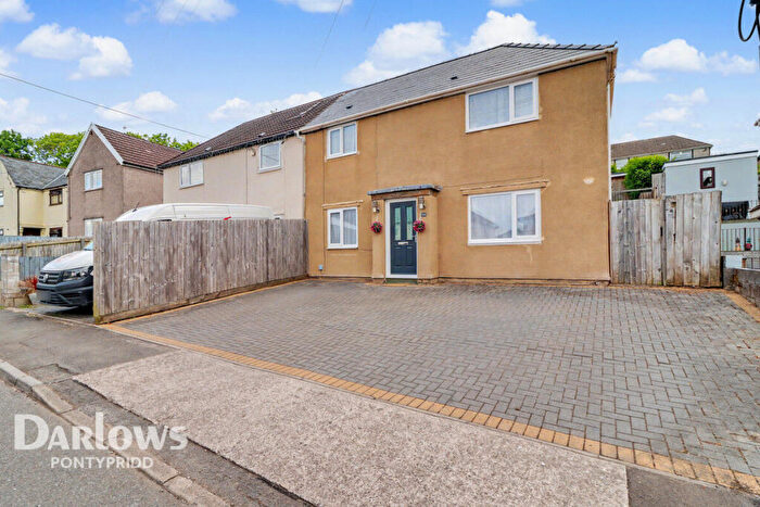 3 Bedroom Semi-Detached House For Sale In Dyffryn Crescent, Pontypridd, CF37