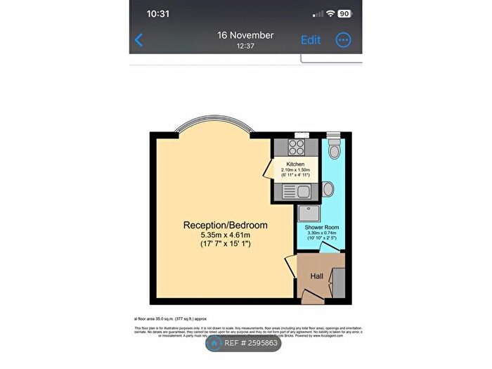 Studio To Rent In Langham Court, London, SW20