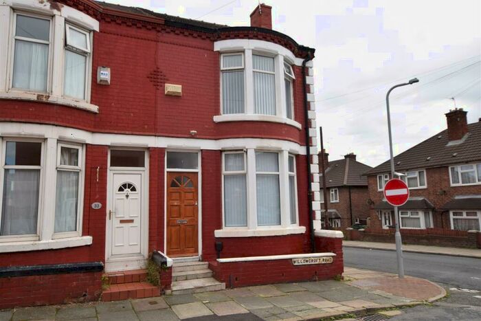 3 Bedroom End Of Terrace House To Rent In Willowcroft Road, Wallasey, CH44